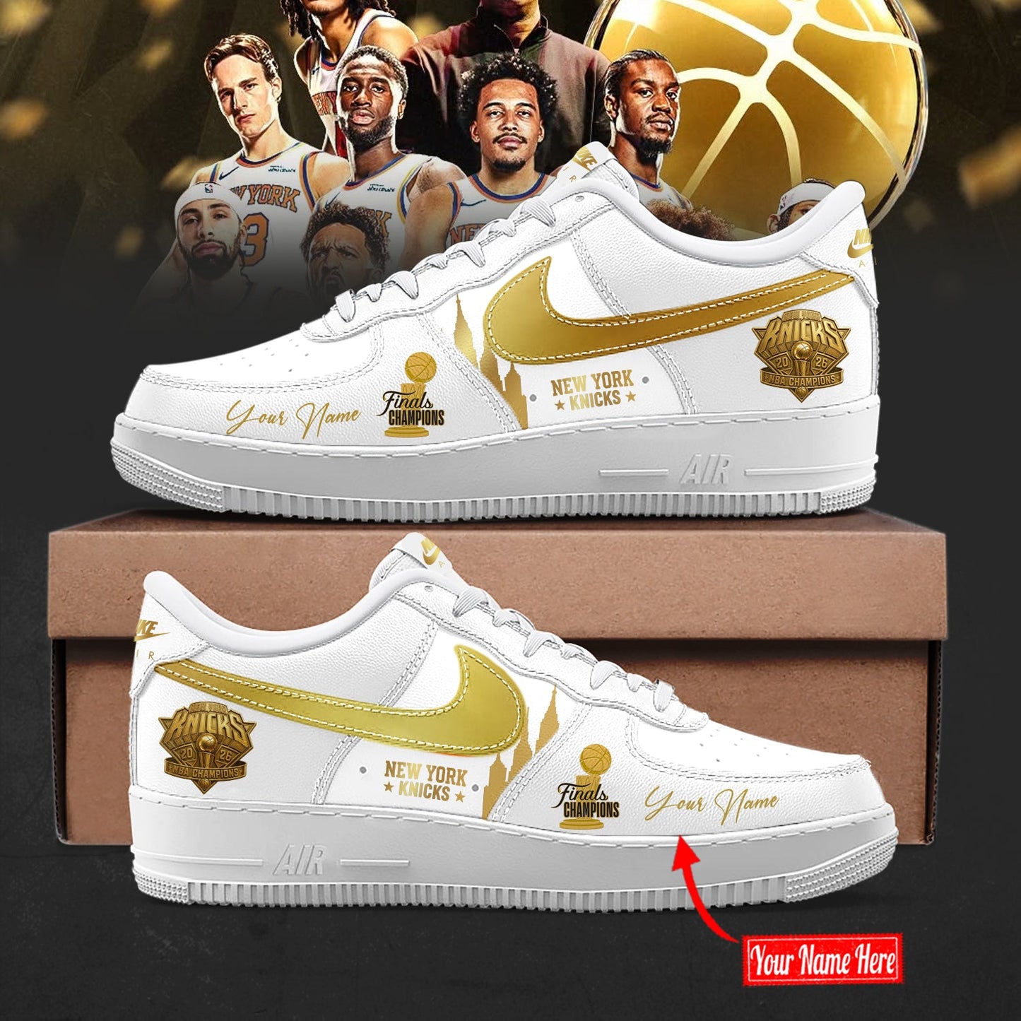 New York Knicks 2026 NBA Champions AF1 Sneaker