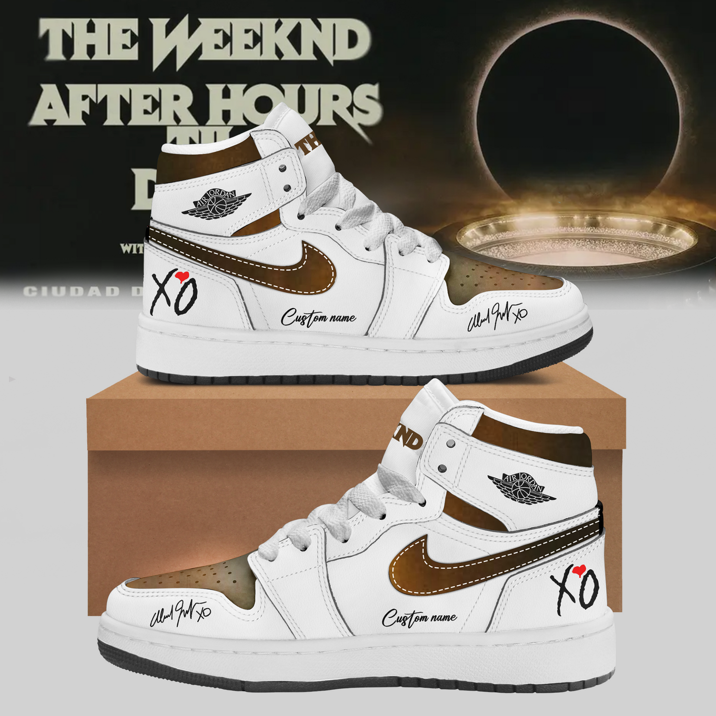The Weeknd _ After Hours Till Dawn Tour Signature “ Shoes