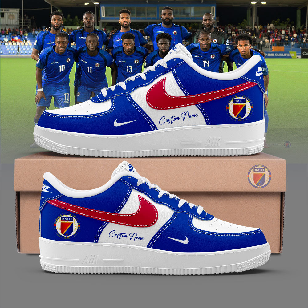 Haïtienne De Football 2026 World Cup Collection Custom Name Shoes AF