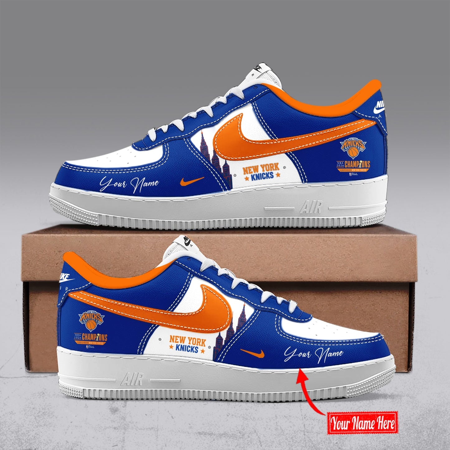 New York Knicks 2026 NBA Champions AF1 Sneaker