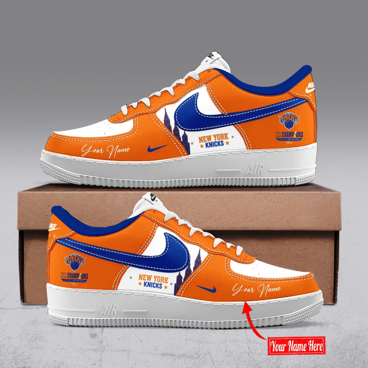 New York Knicks 2026 NBA Champions AF1 Sneaker