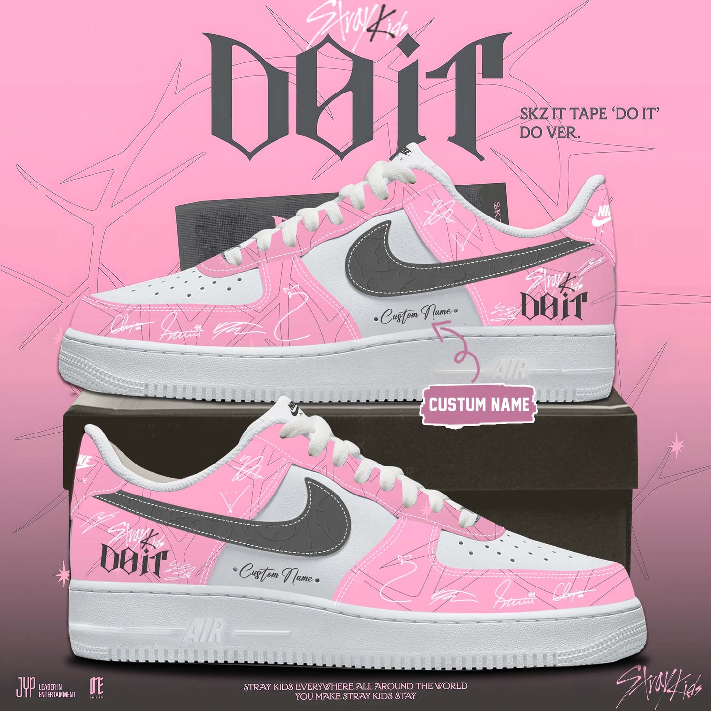 Stray Kids “ DO IT Limited Edition Signature “ Shoes 1