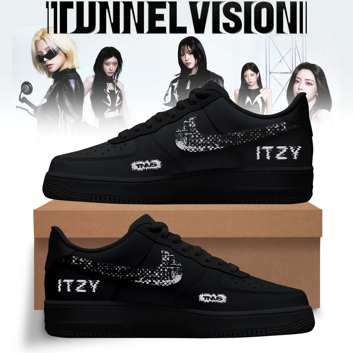 Air Force 1 Grey Tunnel “ ITZY Customize Edition