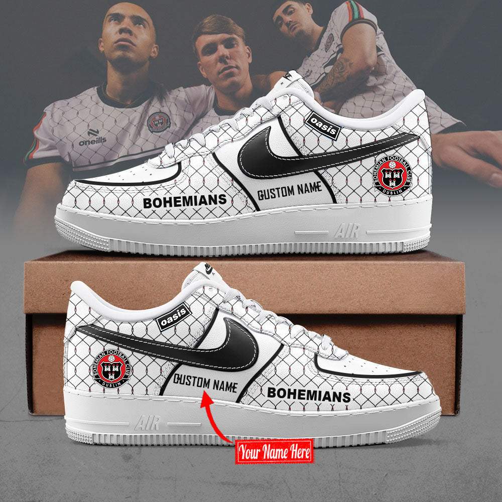 Bohemian FC Custom Name AF1 Sneakers