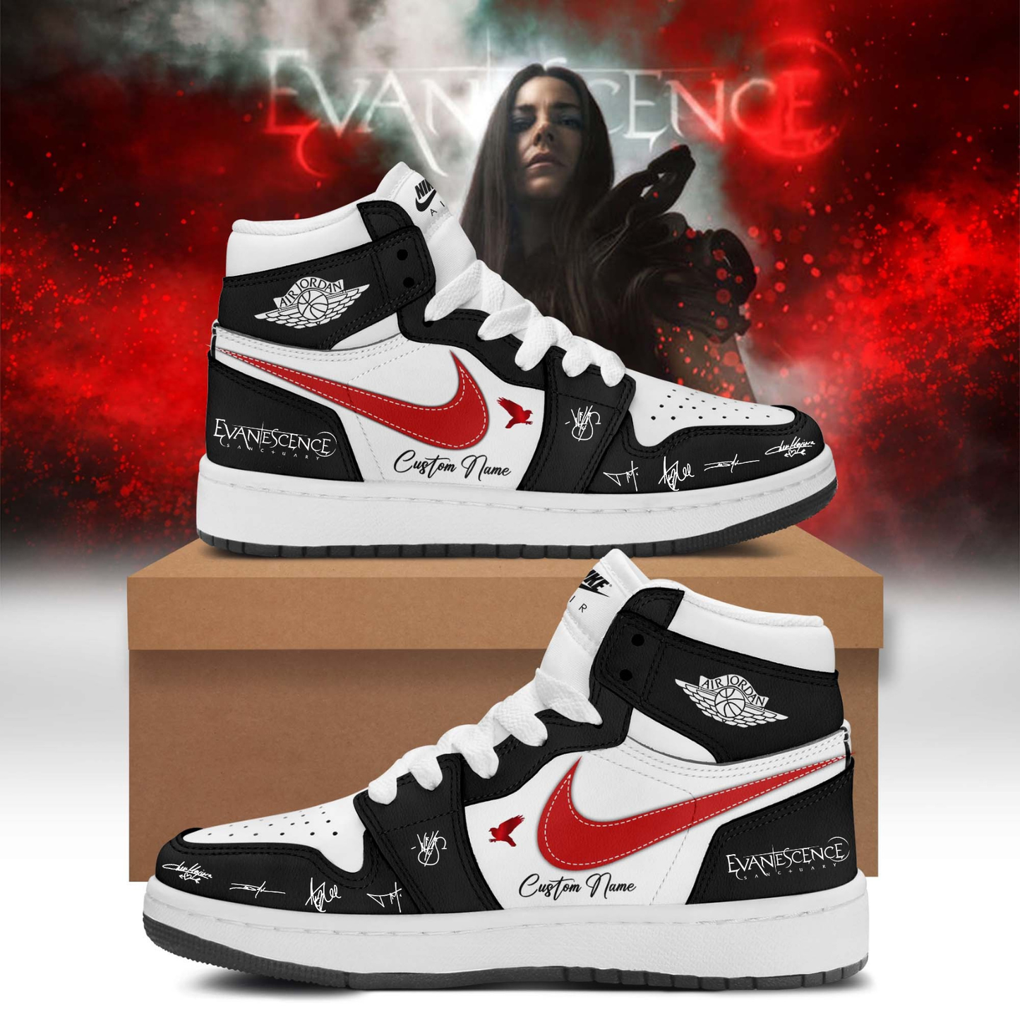 EVANESCENCE Sanctuary 2026 World Tour Limited Edition JD1 Shoes