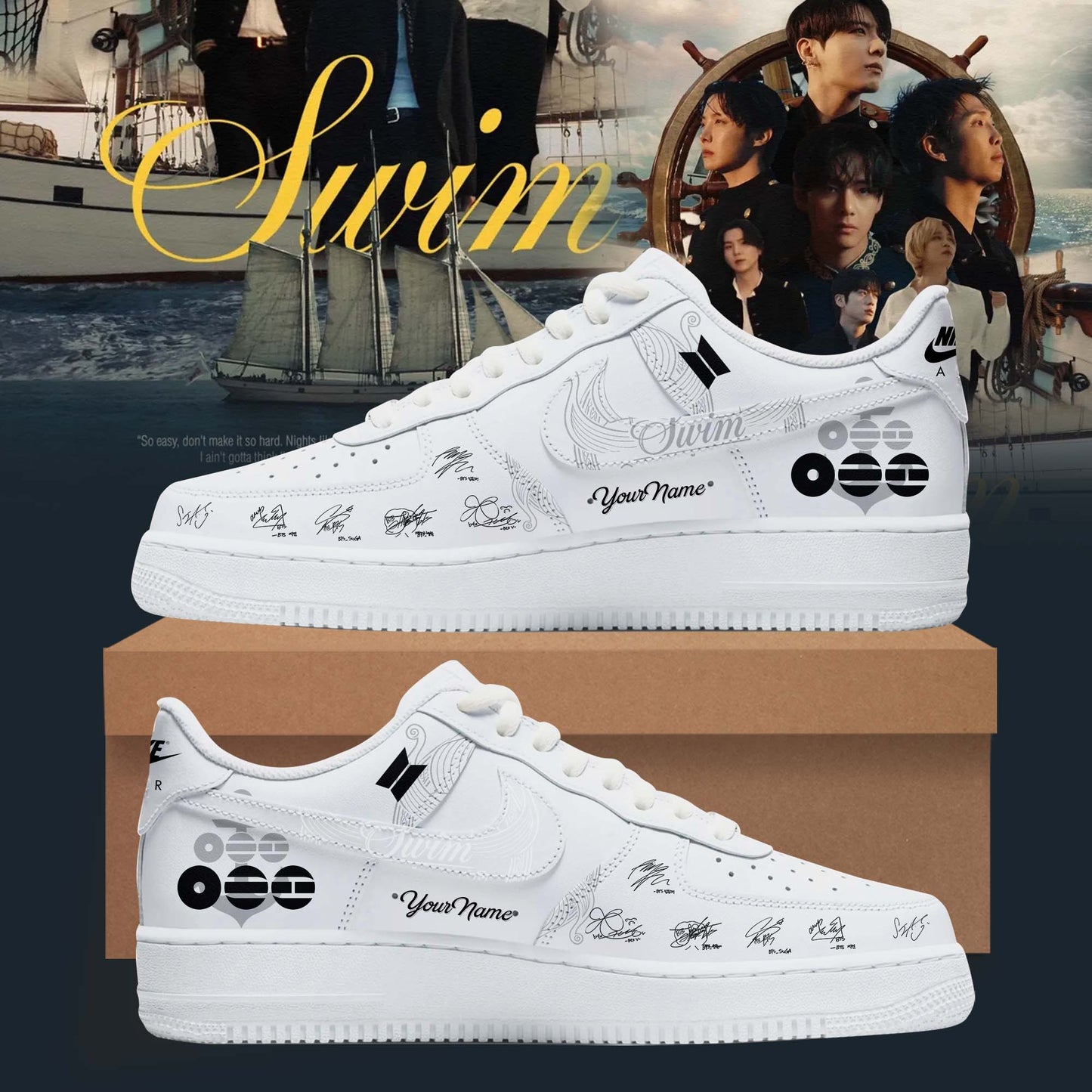 Swim Arirang Album Mixed Mesh Shoes