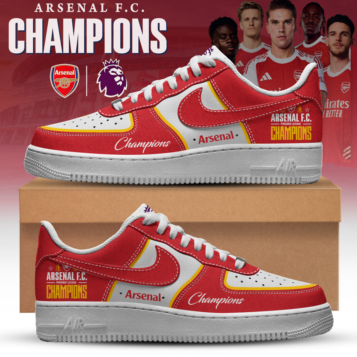 Arsenal Champions Limited Edition Air Force 1