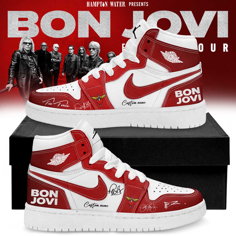 Bon Jovi – Forever Tour 2026 Signature Custom Name Shoes