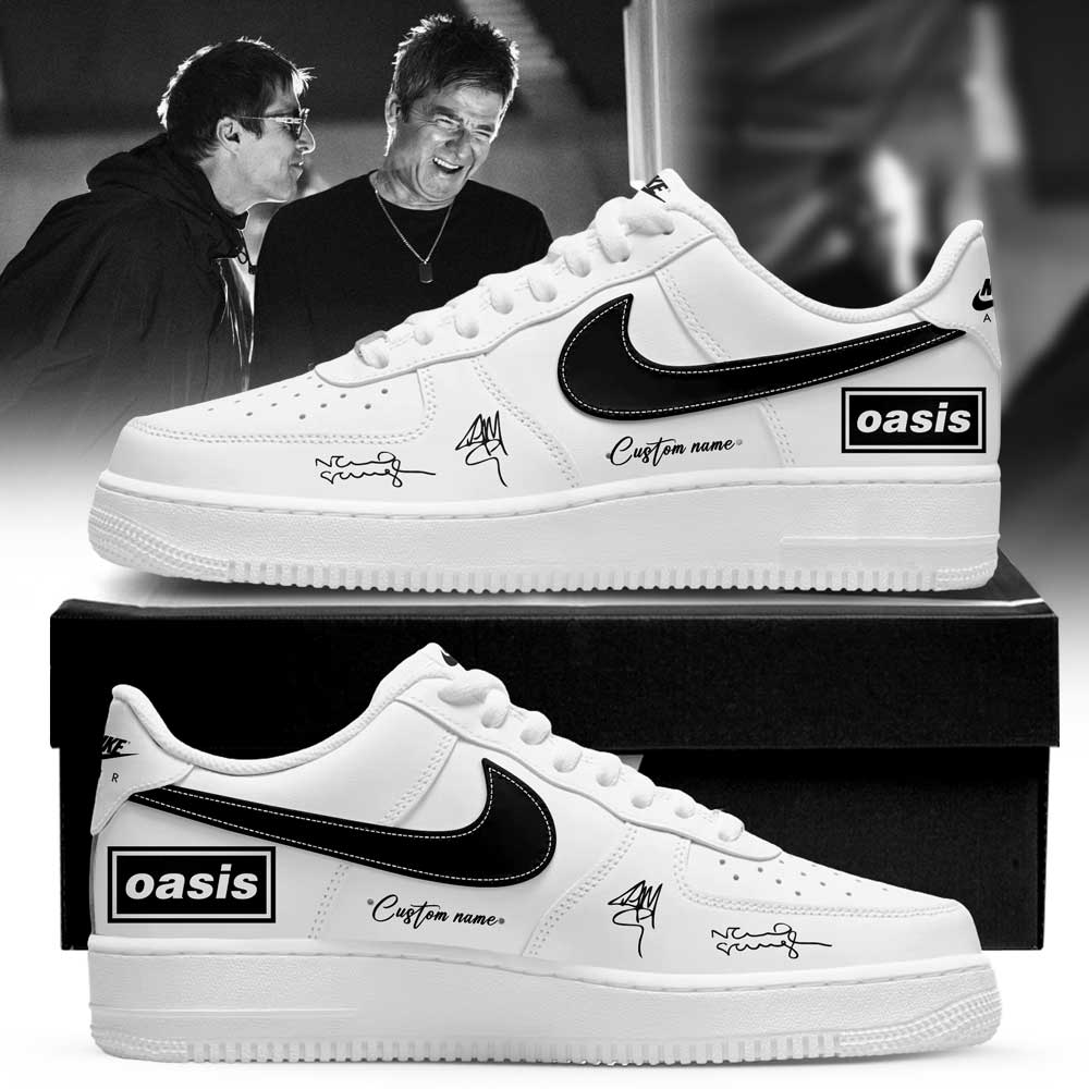 Oasis: Don’t Look Back in Anger Signature Custom Name Shoes