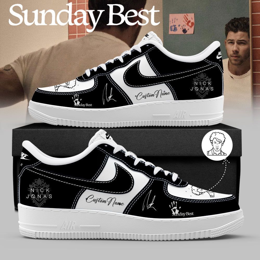 Nick Jonas Sunday Best 2026 Signature Custom Name AF1 Shoes