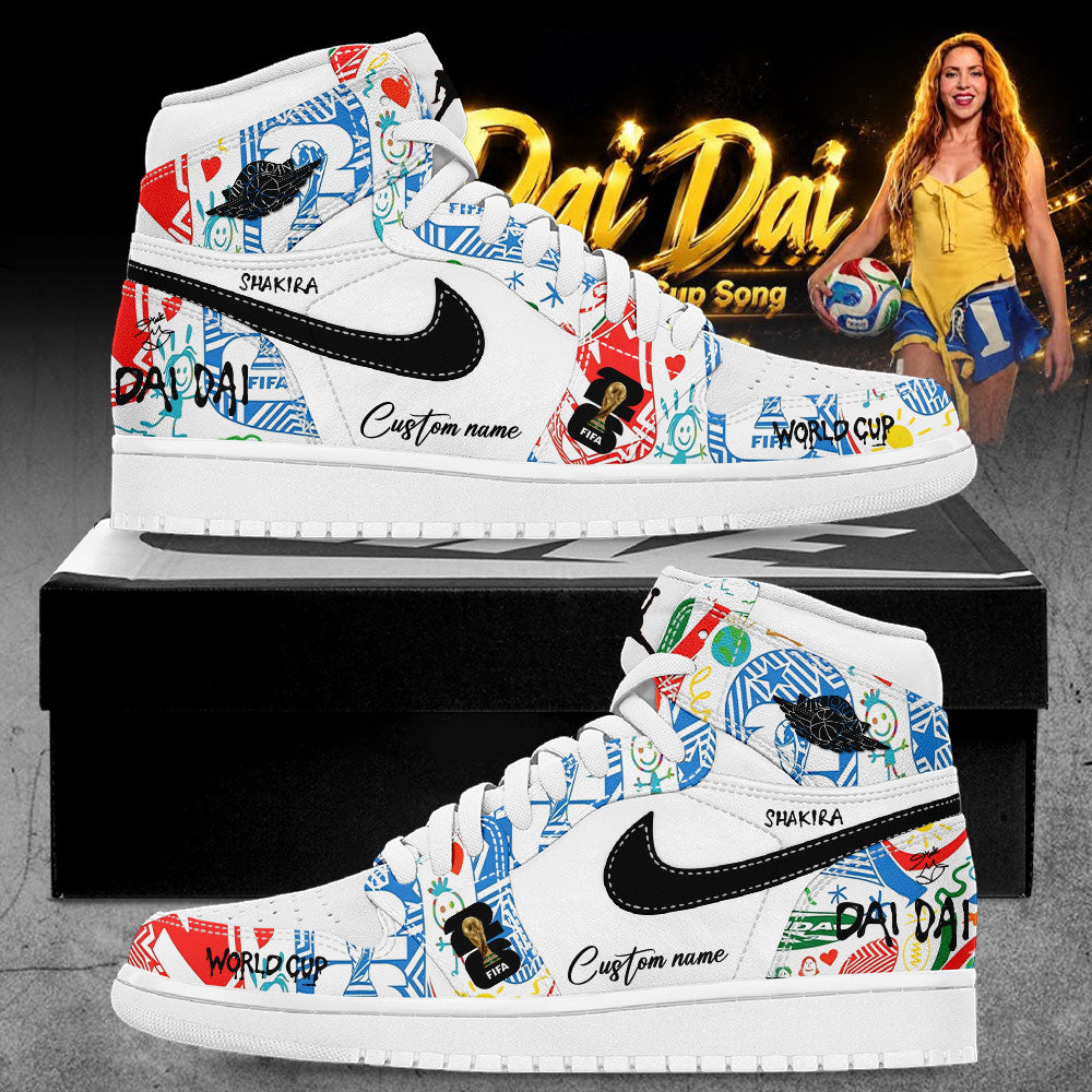 Shakira – Dai Dai Fifa World Cup Song 2026 Custom Name Shoes