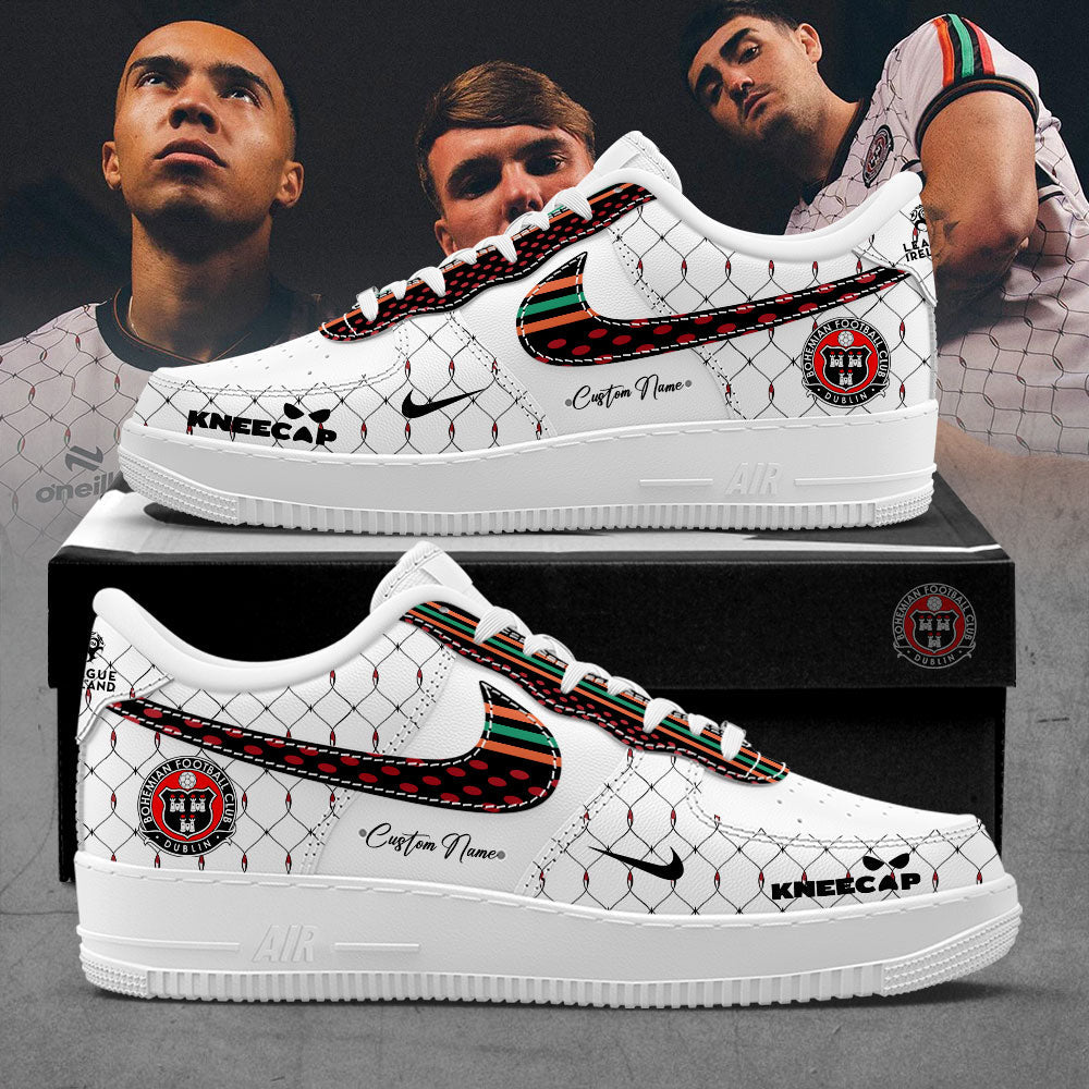 Bohemian FC Custom Name AF1 Sneakers