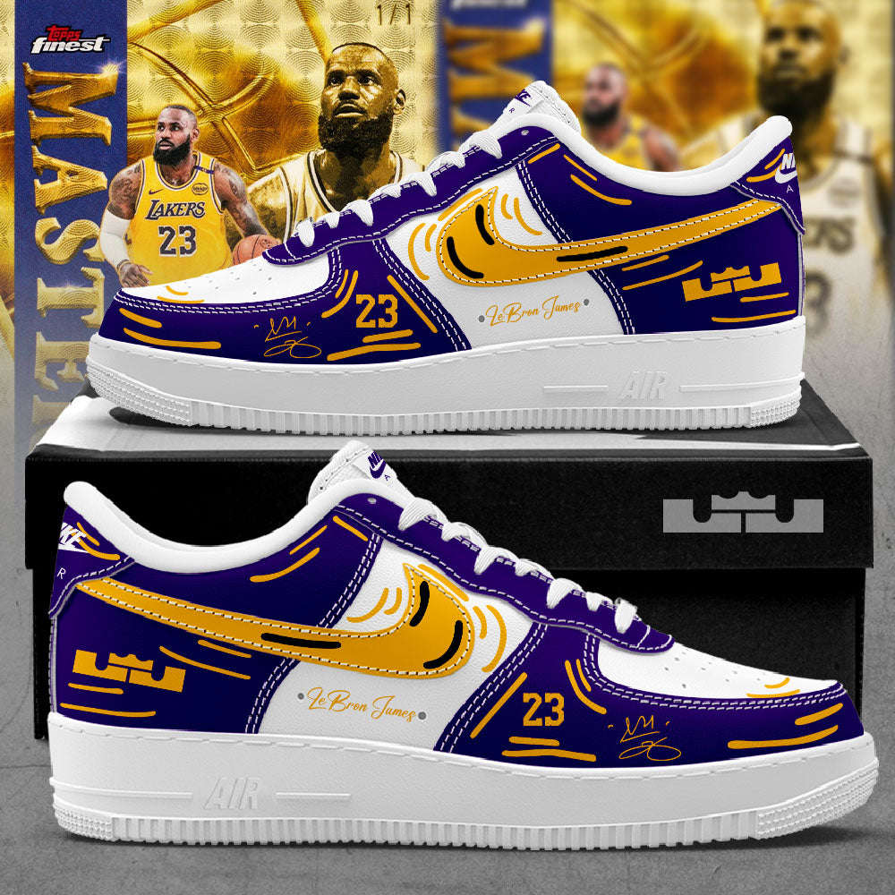LA Lakers x LeBron James New Version Signature 2026 Custom Name Shoes