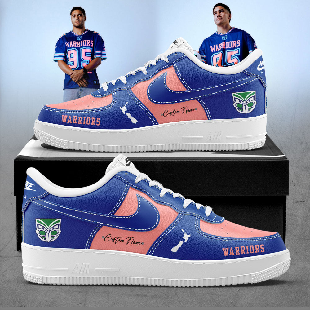 NZ Warriors Limited Edition Magic Round Custom Name Shoes V2