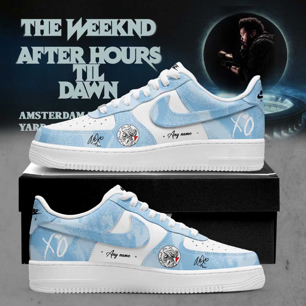 The Weeknd x Amsterdam Netherlands x After Hours Til Dawn Tour 2026 Signature Custom Name Shoes
