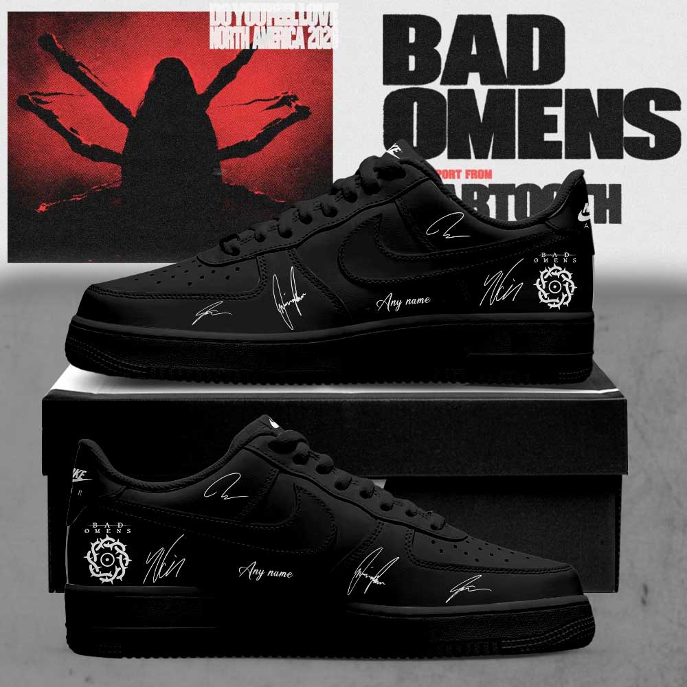 Bad Omens DO YOU FEEL LOVE World Tour 2026 Signature Custom Name Shoes