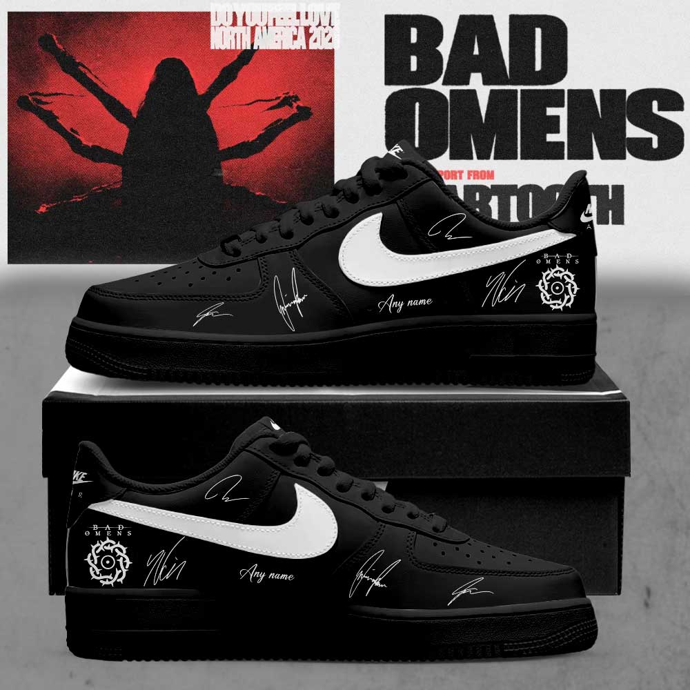 Bad Omens DO YOU FEEL LOVE World Tour 2026 Signature Custom Name Shoes