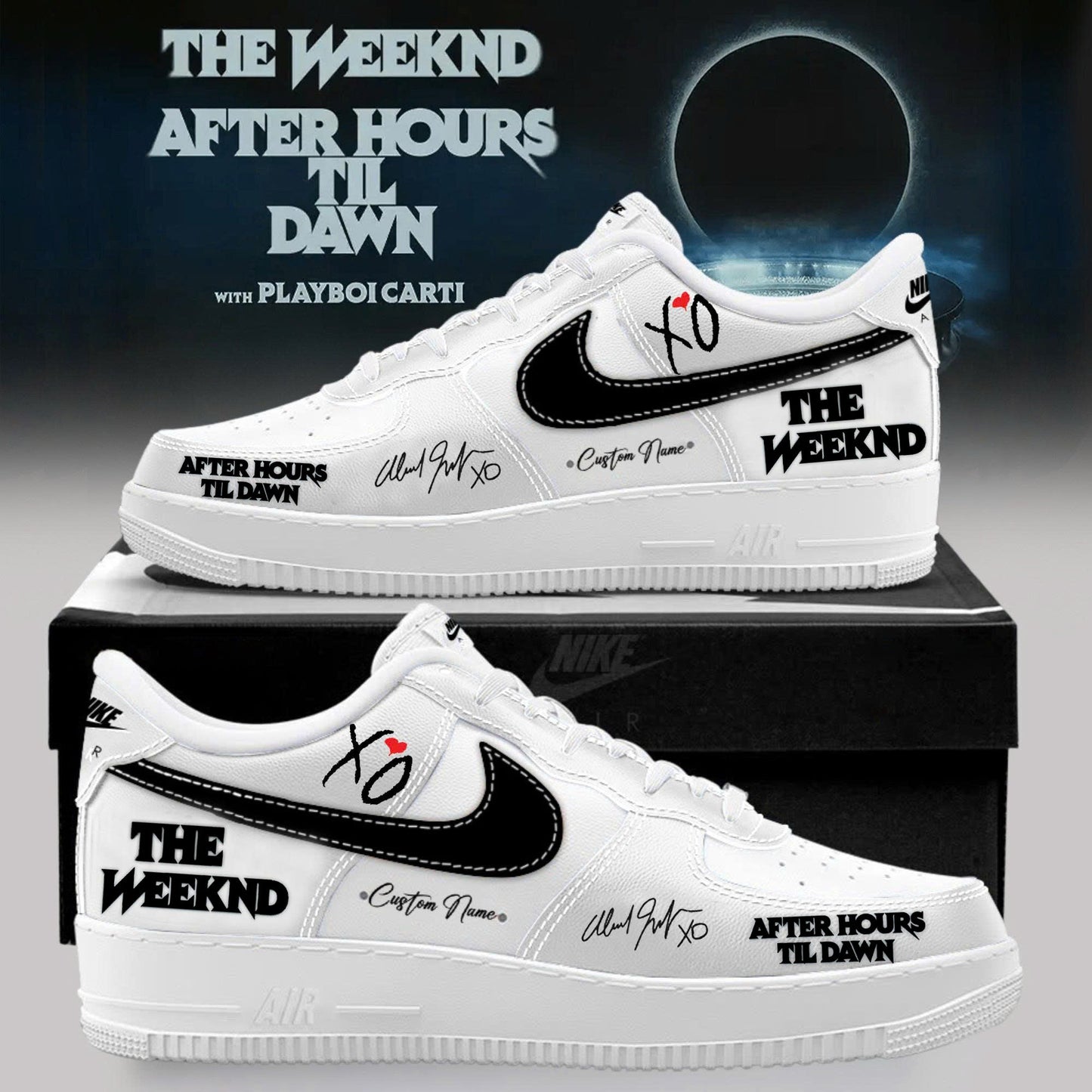 The Weeknd _ After Hours Till Dawn Tour Signature “ Shoes