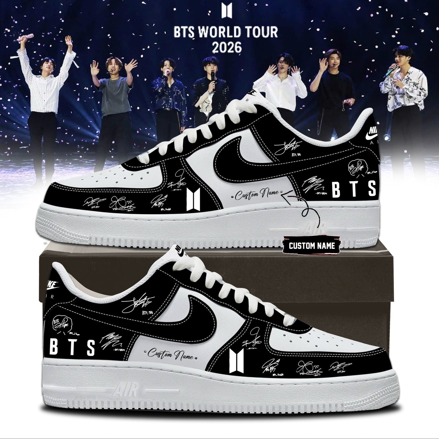 BTS Comeback & World Tour 2026 Limited Edition Signature “ Shoes