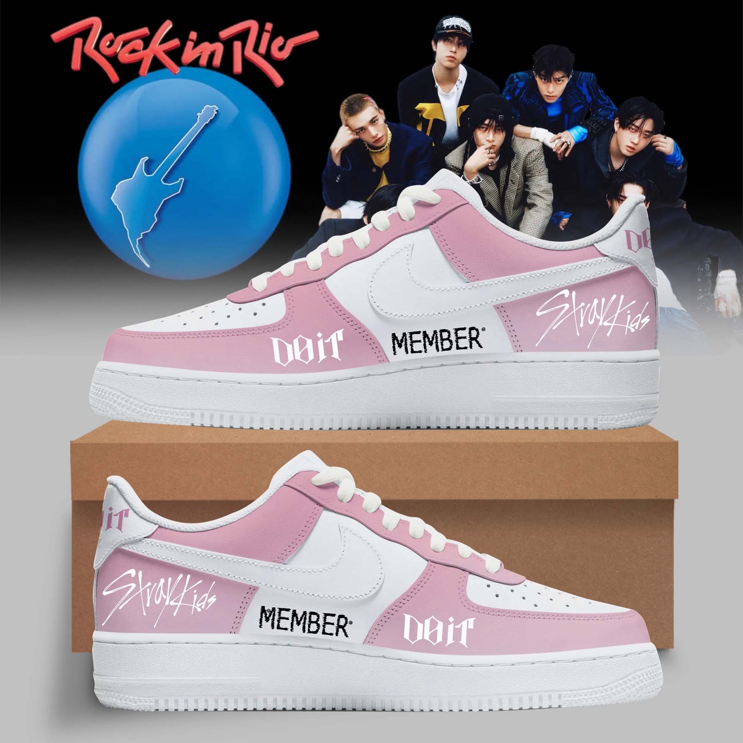 STRAY KIDS “ Special Mixtape SKZ IT TAPE : DO IT� Collection Custom Name/Member Shoes