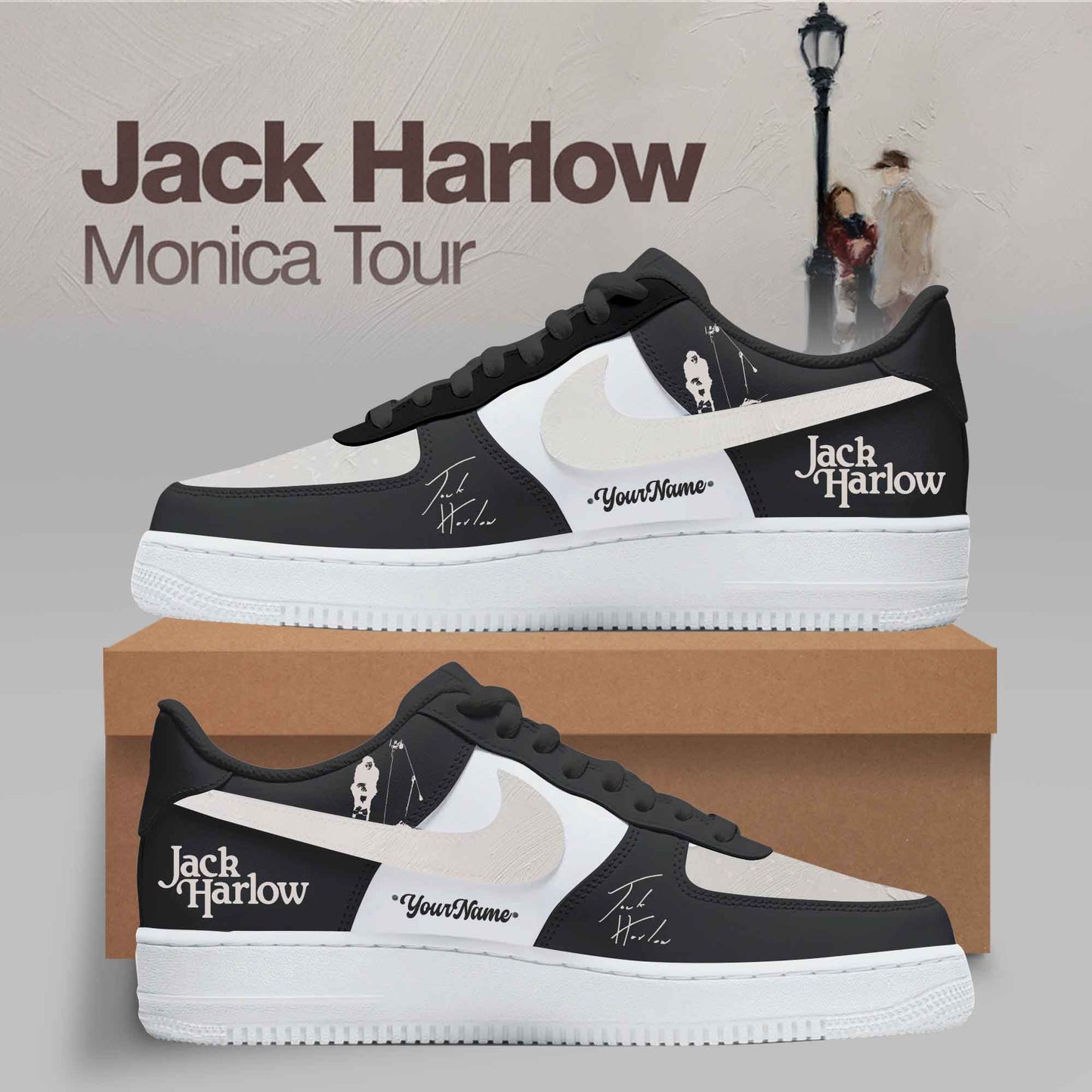 Jack Harlow Monica Tour Limited Edition AF1 Sneakers