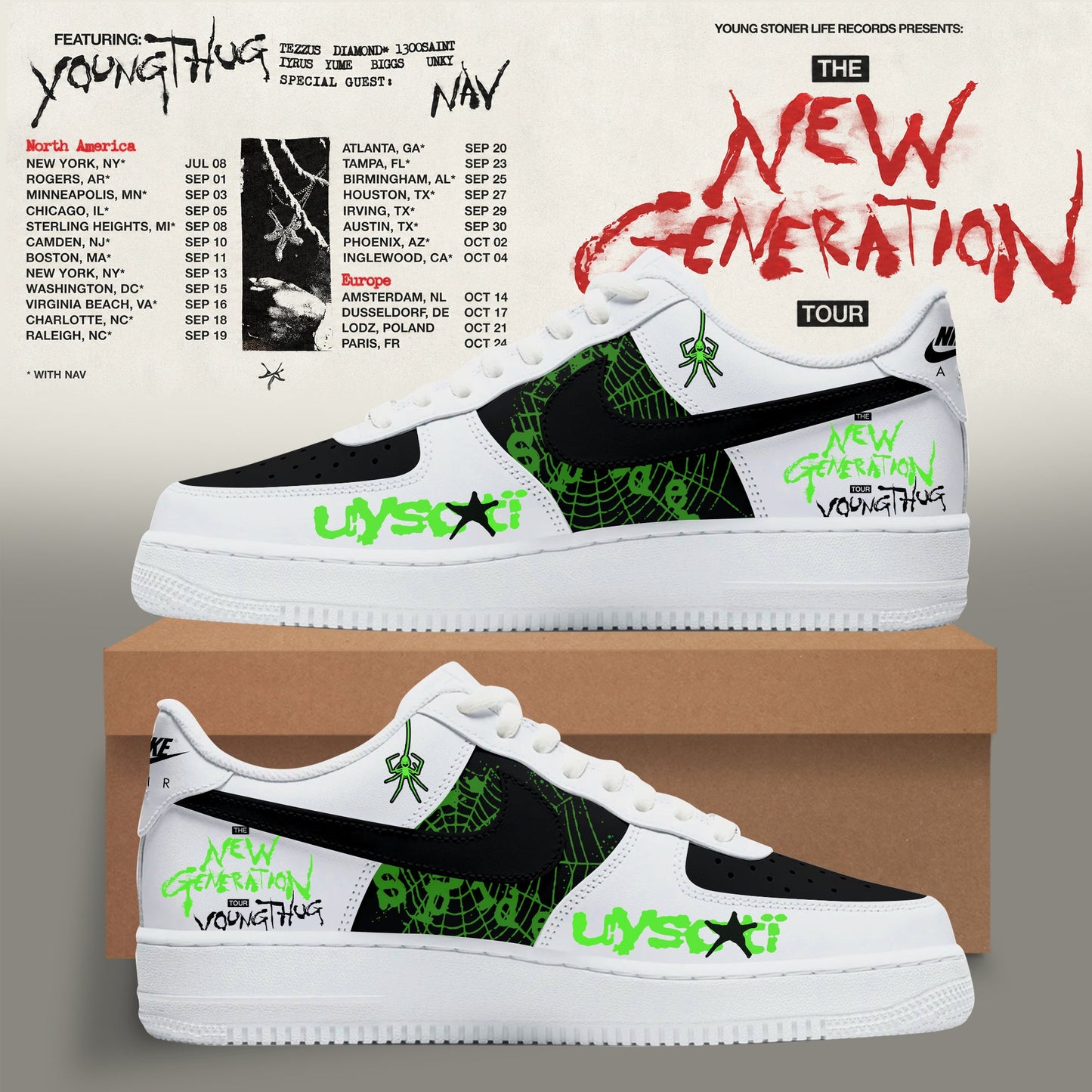 Young Thug – The New Generation World Tour 2026 Limited Shoes