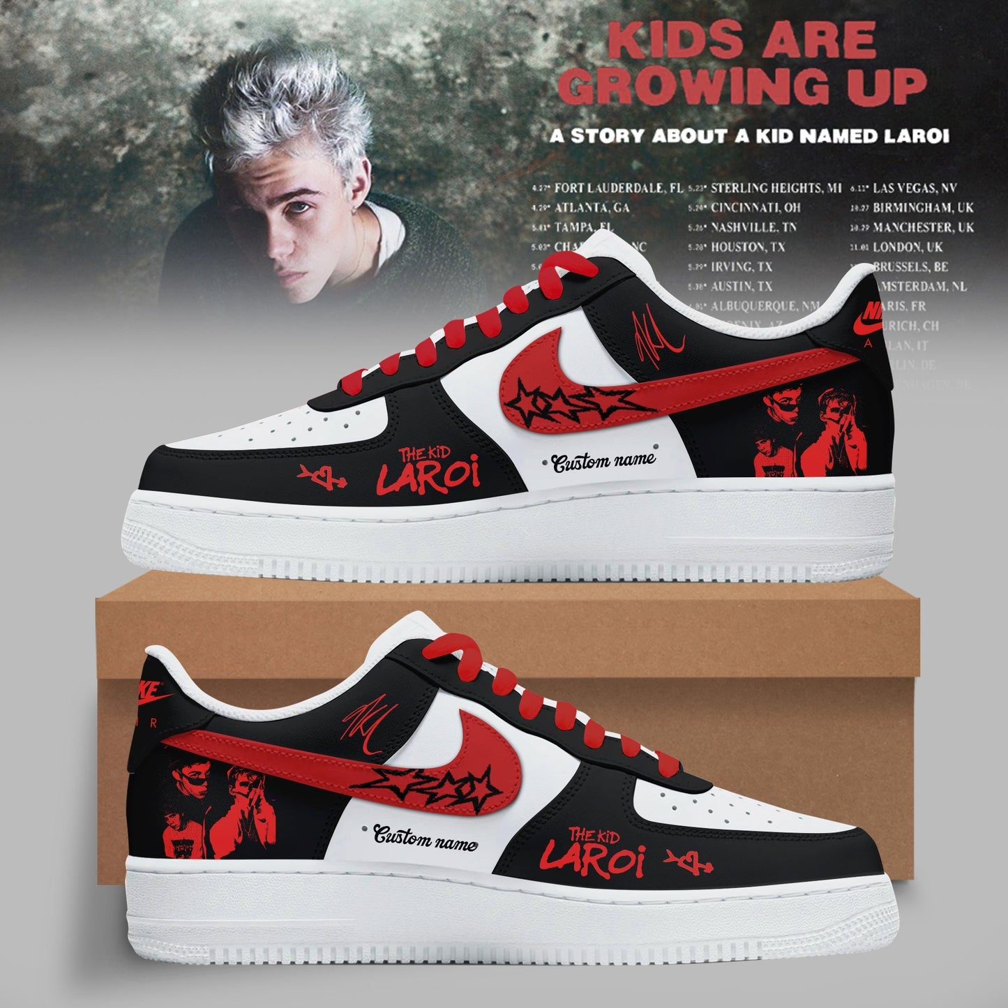 THE KID LAROI TOUR MERCH 2026 SNEAKERS ARE HERE 💔🔥