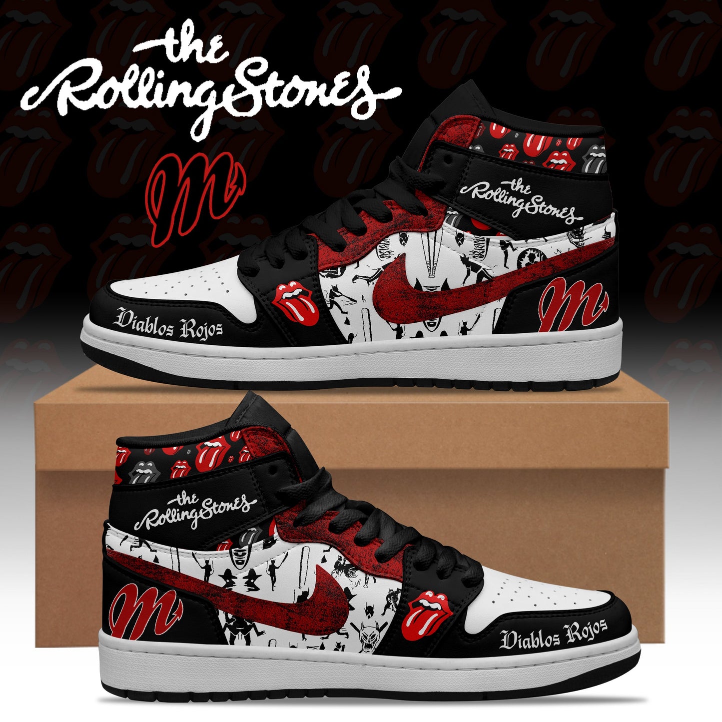Diablos x The Rolling Stones AJ1