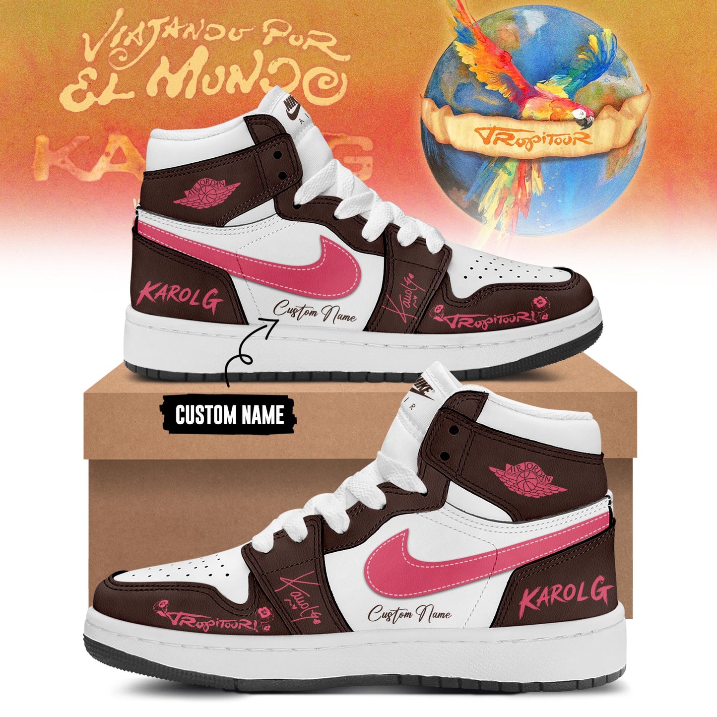 Viajando Por El Mundo Tropitour 2026 Limited Edition JD1 Shoes