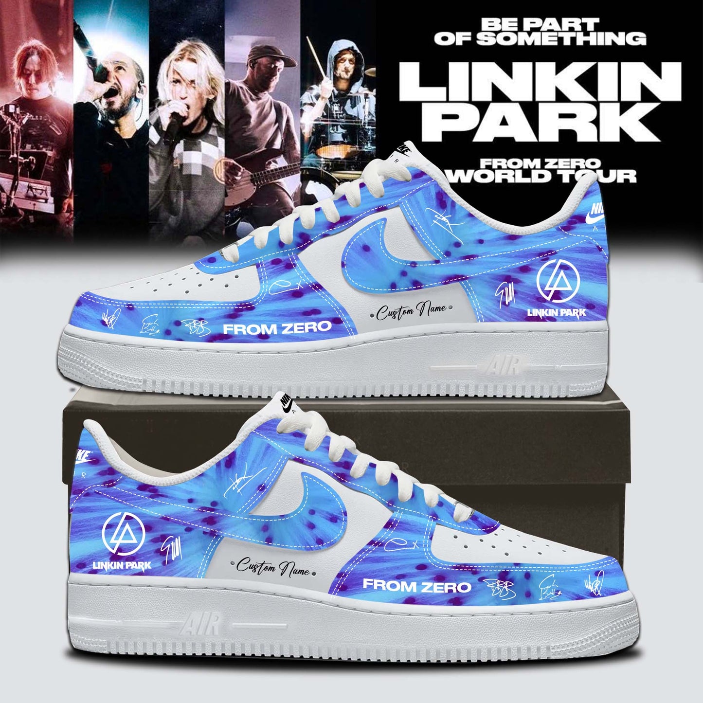 Linkin Park From Zero World Tour 2026 Signed Shoes