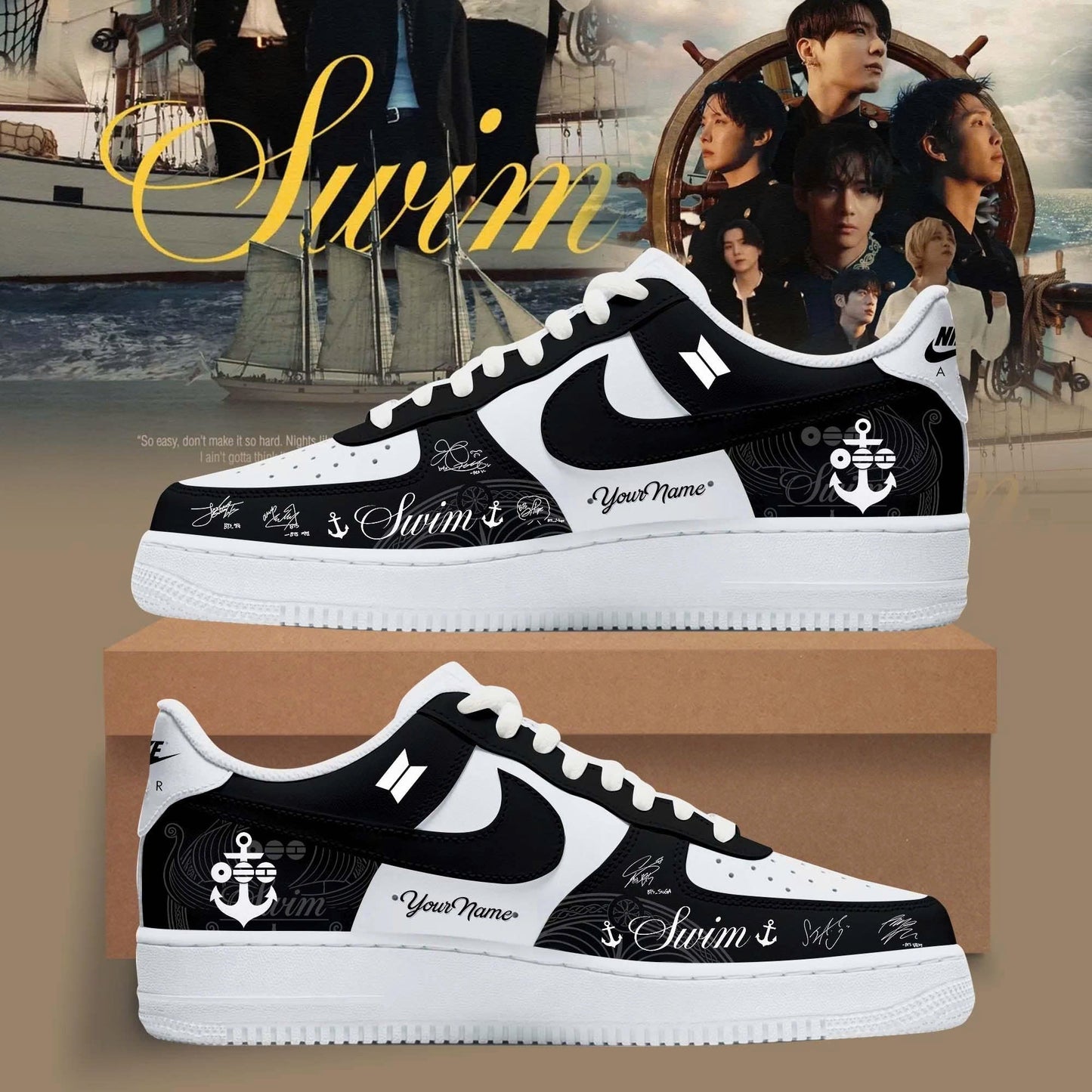 BTS “ Swim Arirang Album Mixed Mesh Shoes