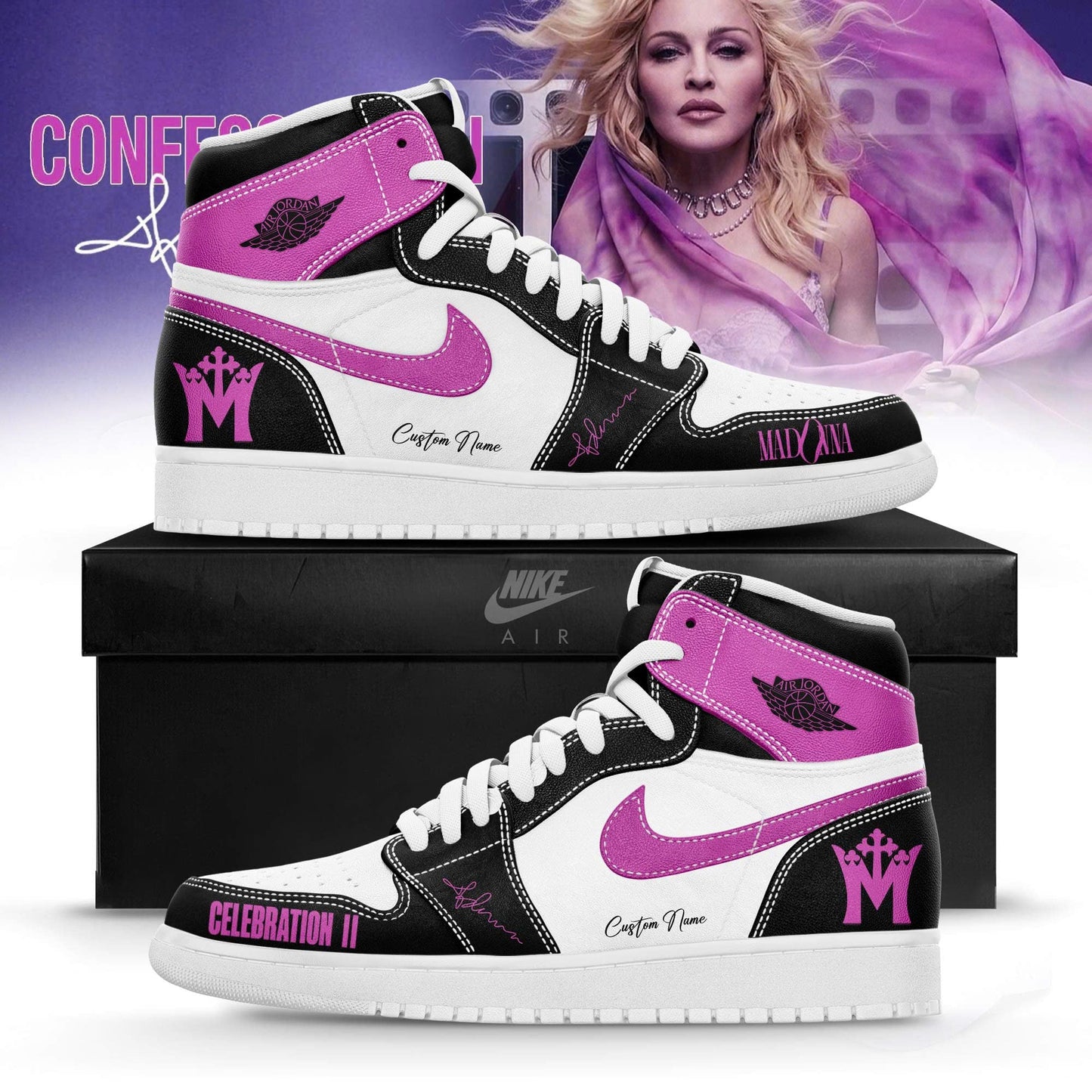 Madonna “Confessions II” Limited Edition AJ1 Sneakers