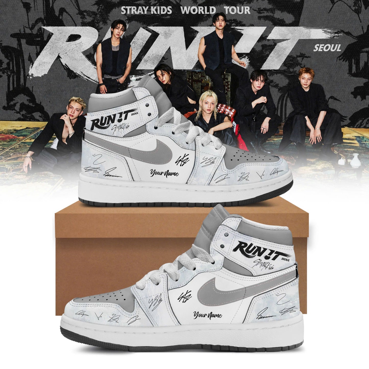 STRAY KIDS – RUN IT WORLD TOUR 2026 Limited Shoes