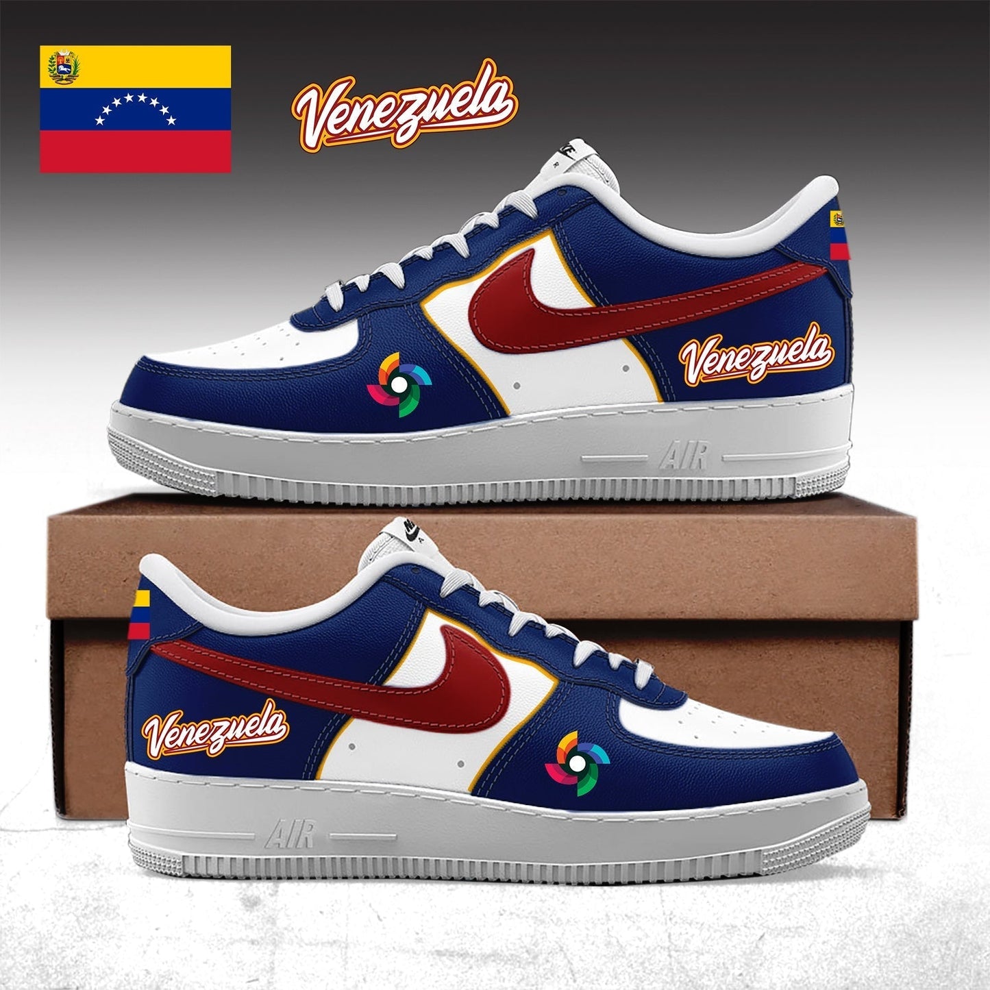 Venezuela 2026 World Baseball Classic Champions Limited Edition AF1 Sneaker