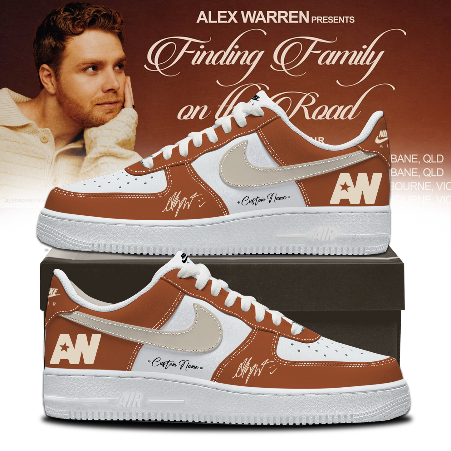 Alex Warren’s “Little Orphan Alex” Tour Shoes