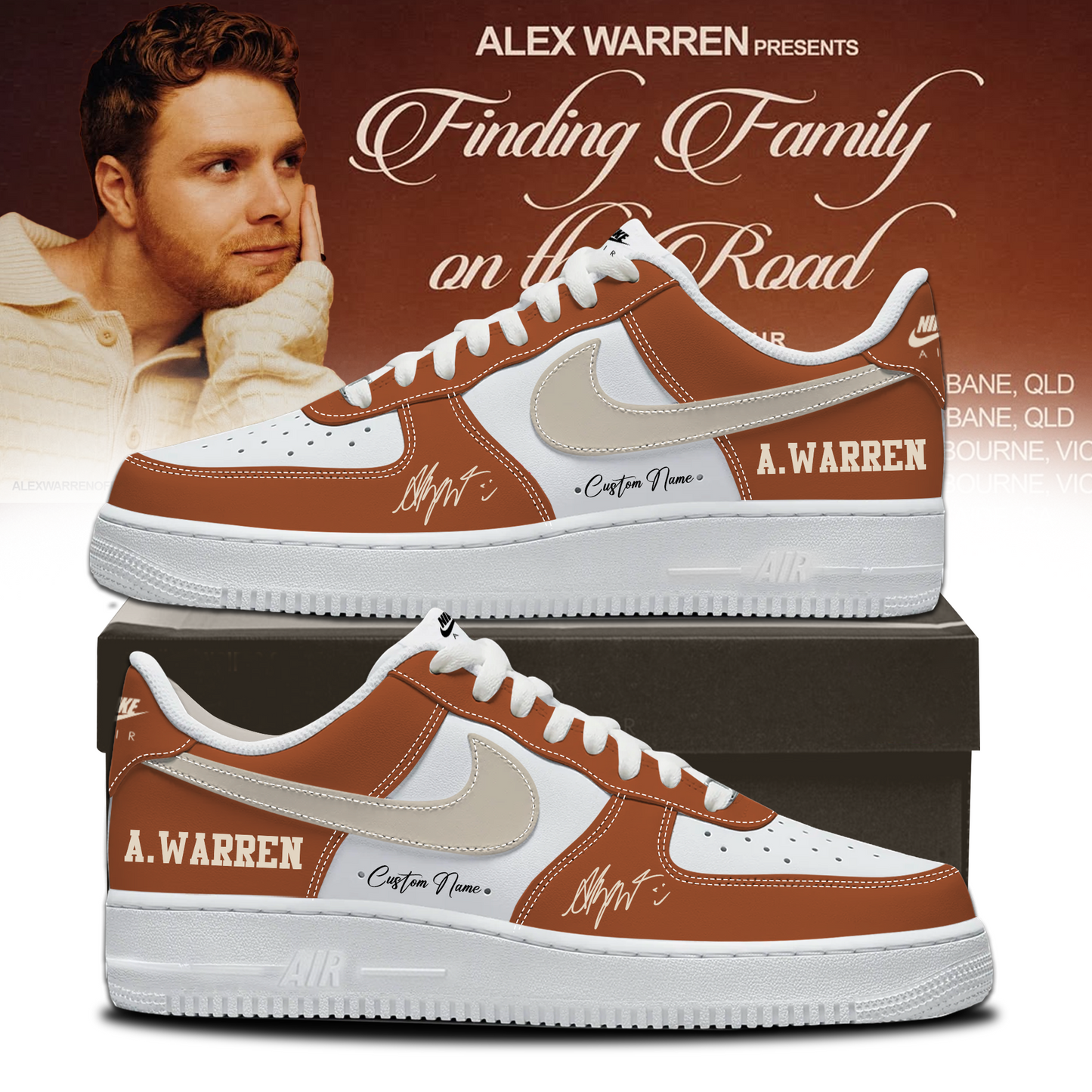 Alex Warren’s “Little Orphan Alex” Tour Shoes