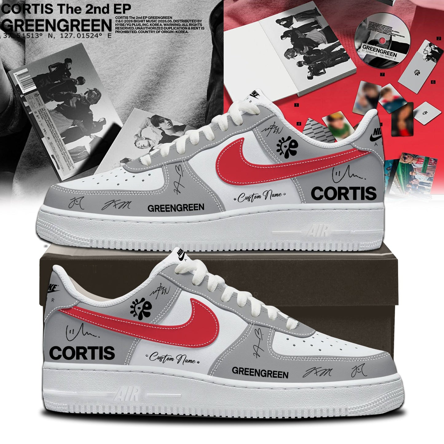_CORTIS The 2nd EP [GREENGREEN] Limited Edition Signature – Shoes