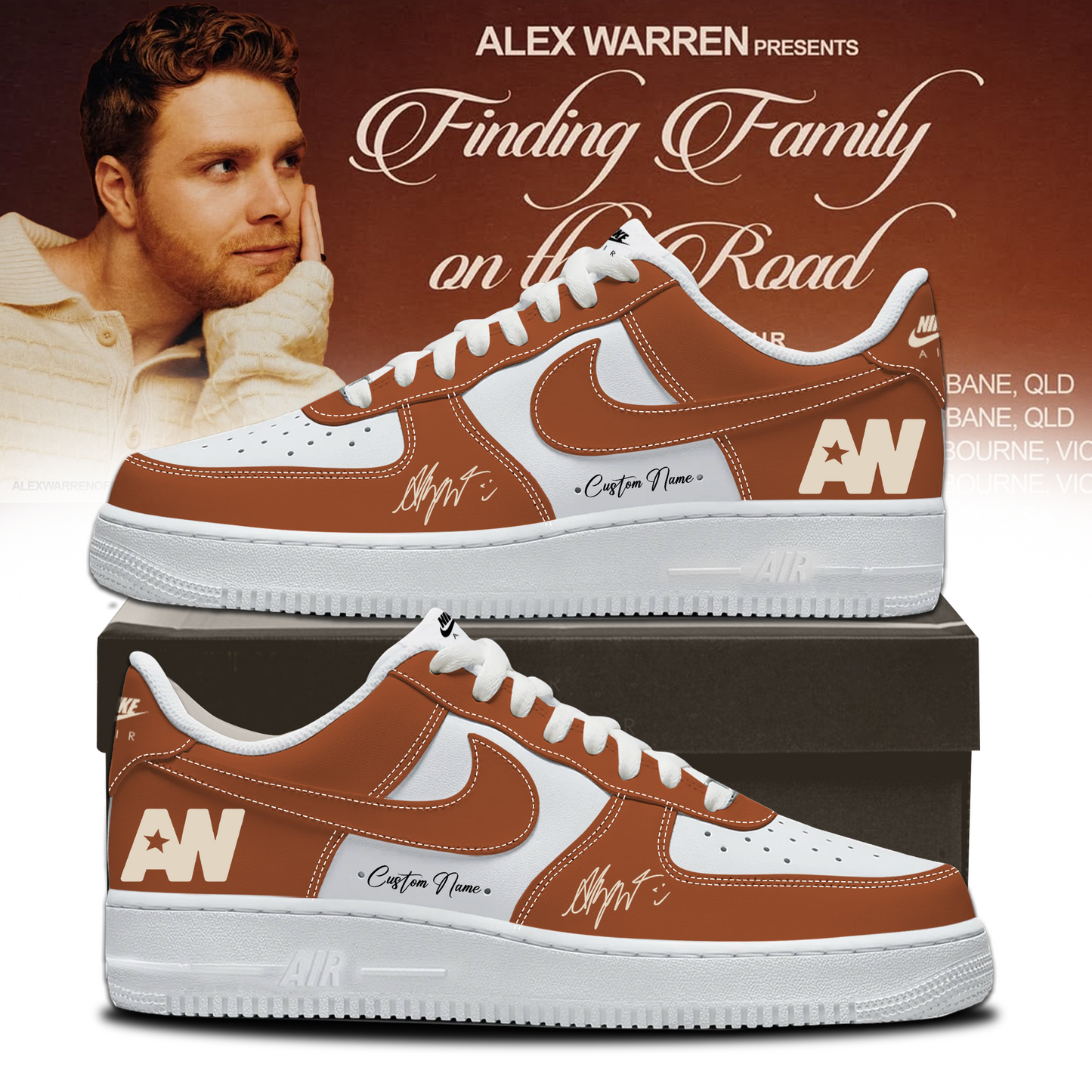 Alex Warren’s “Little Orphan Alex” Tour Shoes