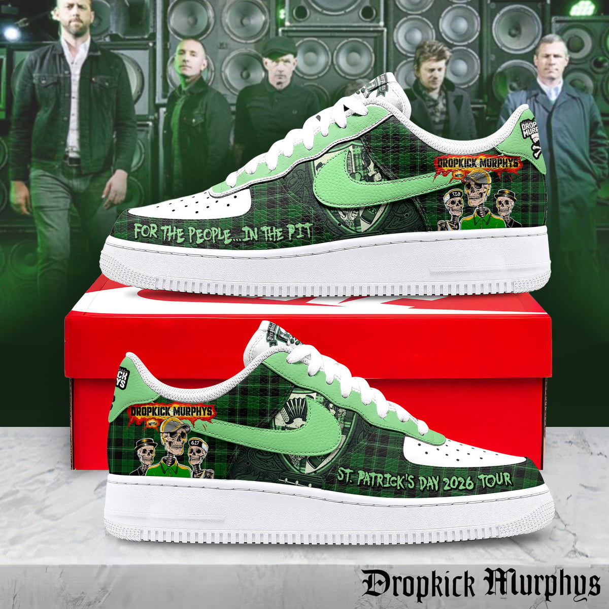 Dropkick Murphys For The People In The Pit" Limited Edition AF1 Sneaker
