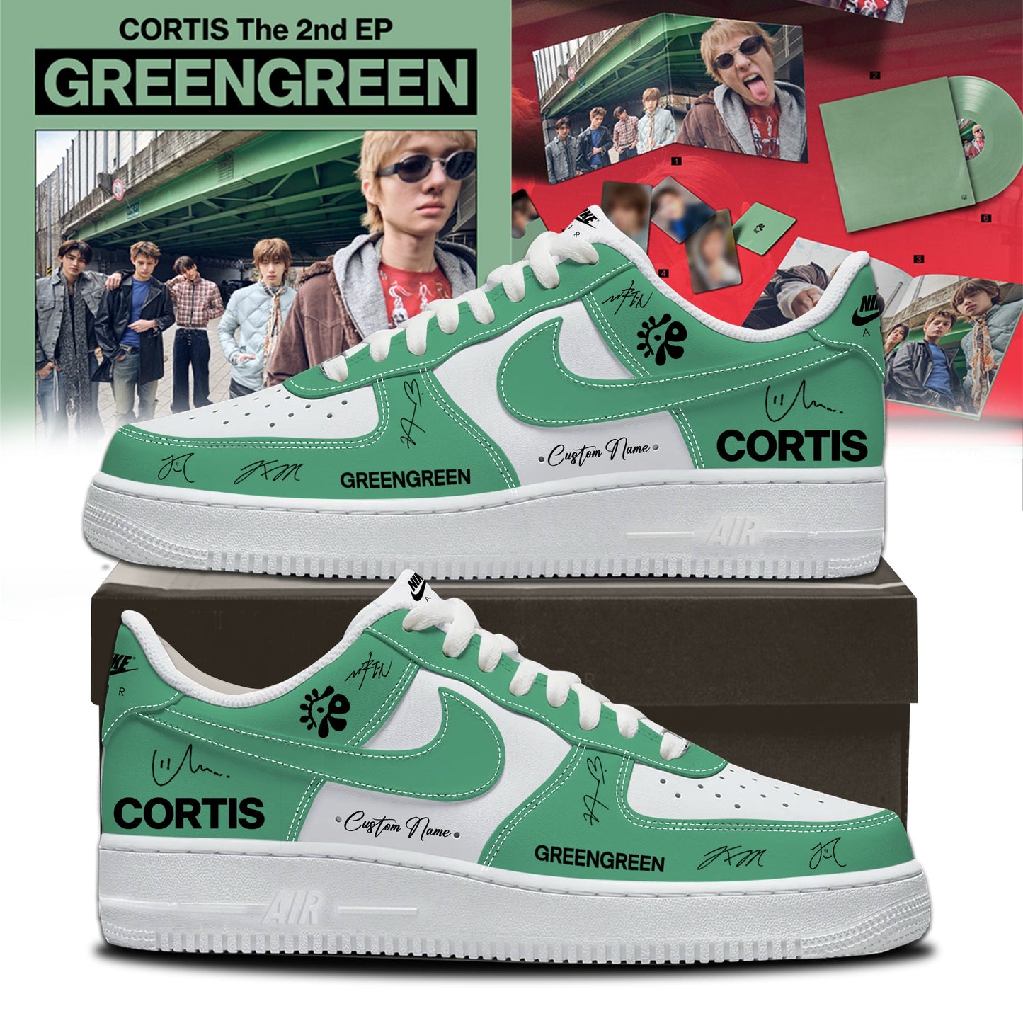 _CORTIS The 2nd EP [GREENGREEN] Limited Edition Signature – Shoes
