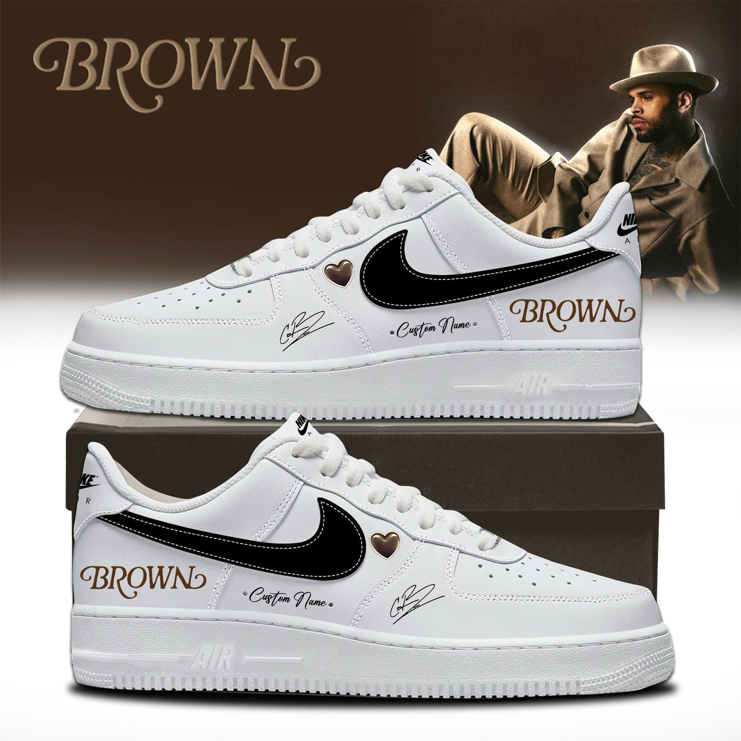 CHRIS BROWN’S BROWN ALBUM Limited Edition AF1 Sneaker