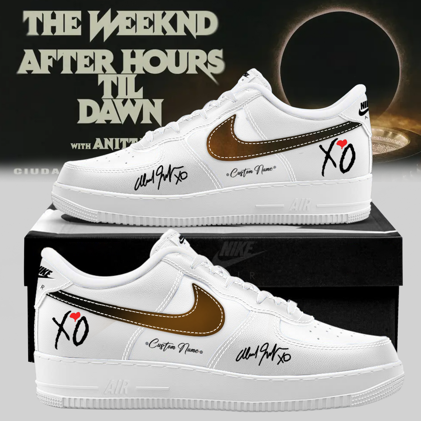 The Weeknd _ After Hours Till Dawn Tour Signature “ Shoes