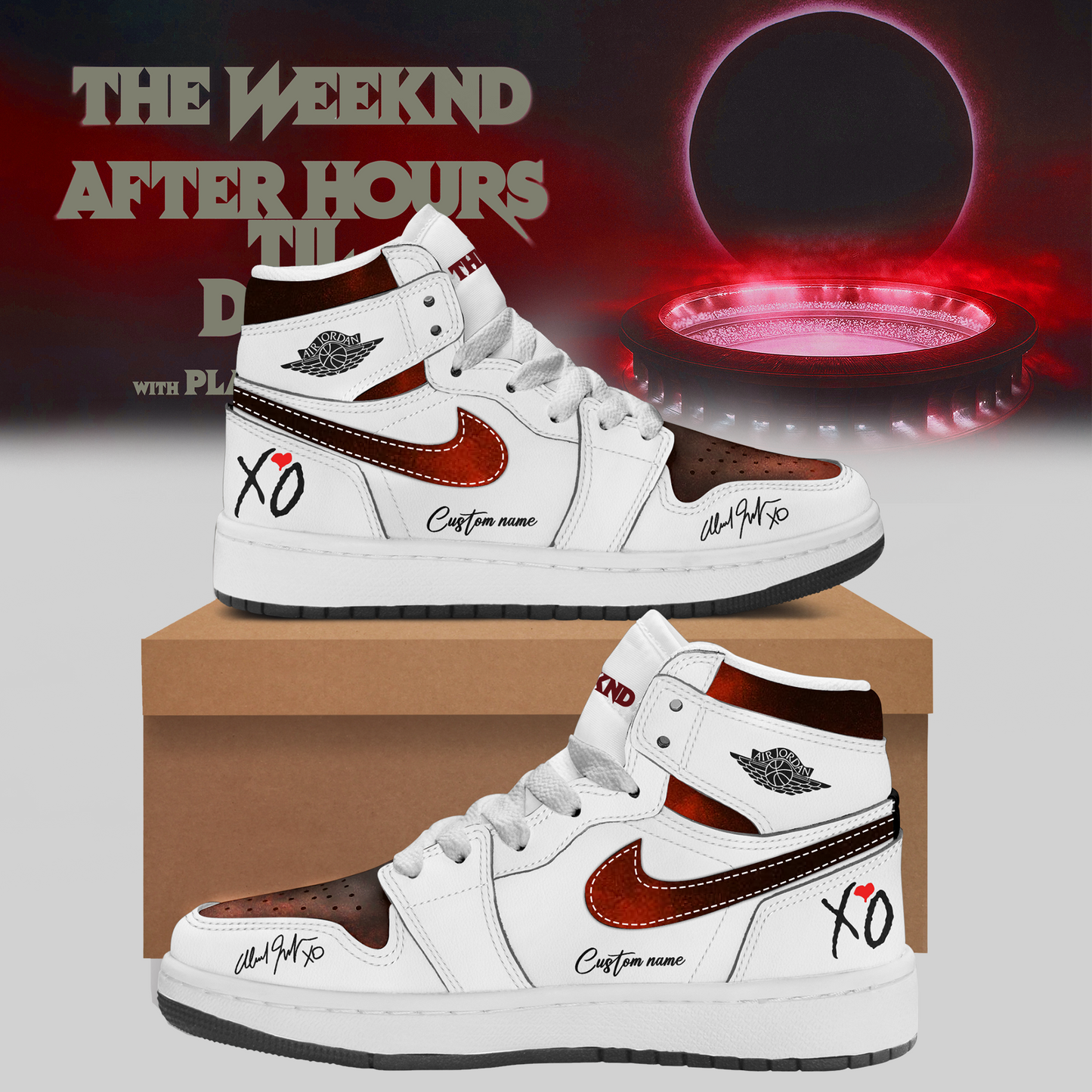 The Weeknd _ After Hours Till Dawn Tour Signature “ Shoes