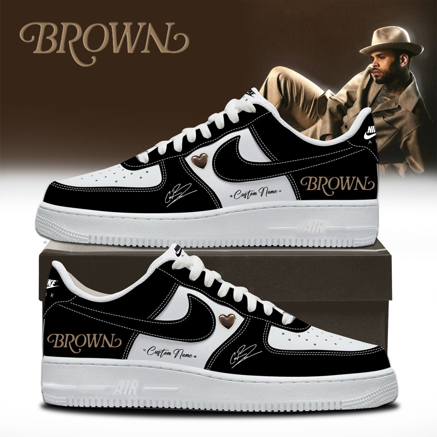 CHRIS BROWN’S BROWN ALBUM Limited Edition AF1 Sneaker