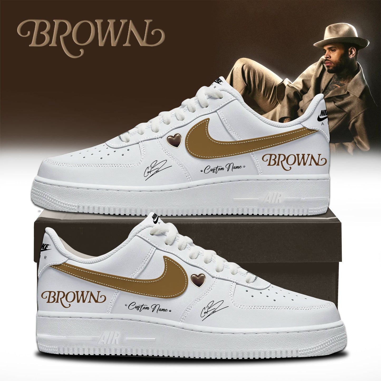 CHRIS BROWN’S BROWN ALBUM Limited Edition AF1 Sneaker