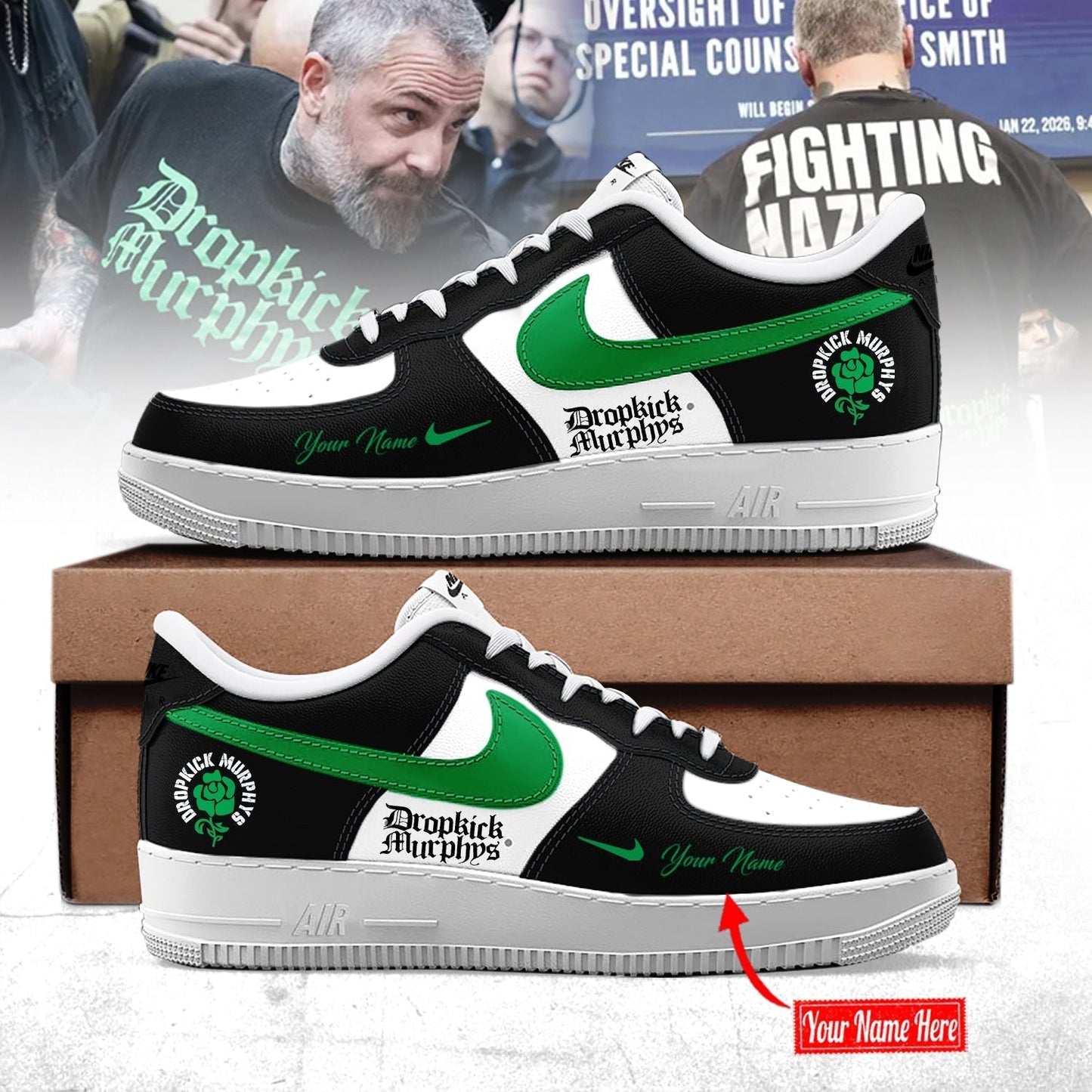 Dropkick Murphys 2026 Limited Edition AF1 Sneaker