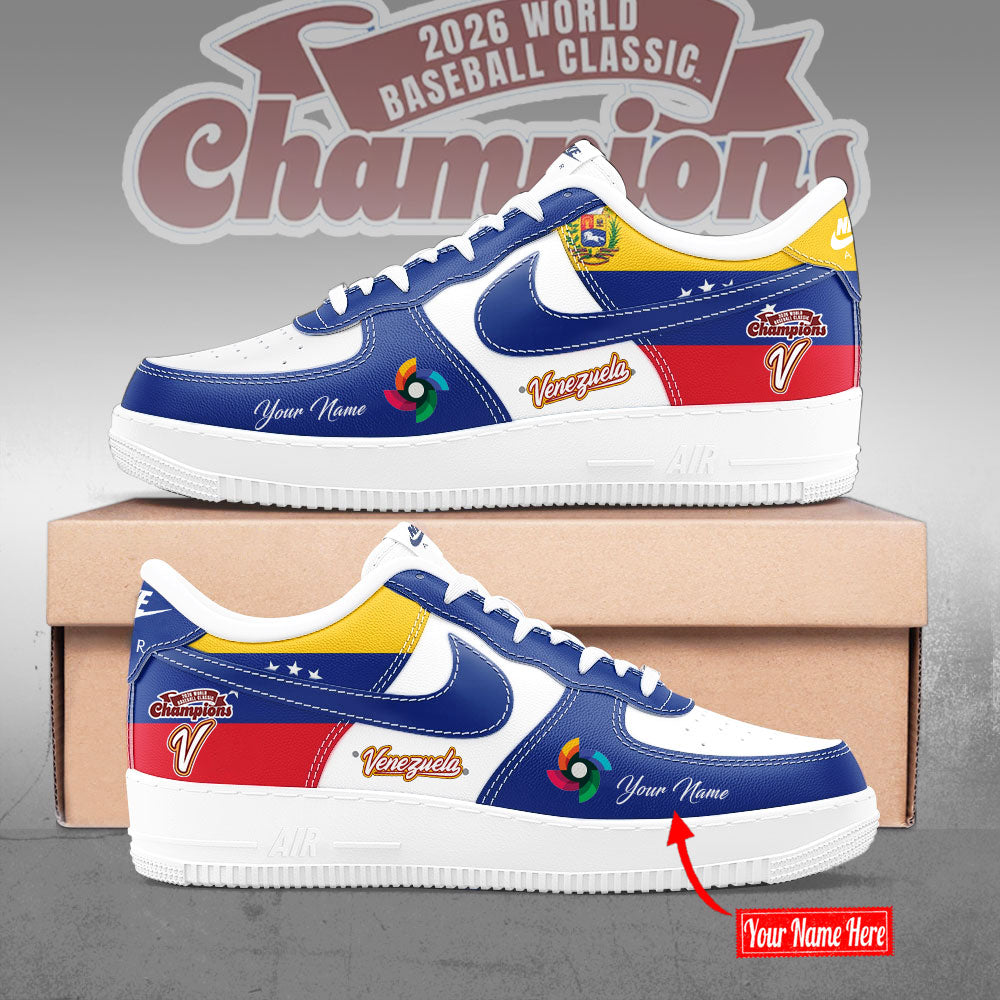 Venezuela 2026 World Baseball Classic Champions Limited Edition AF1 Sneaker