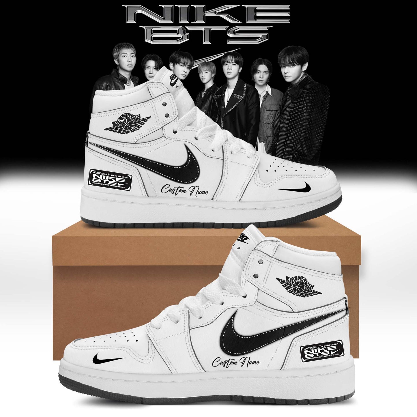 BTS Merch Collection Limited Edition Shoes