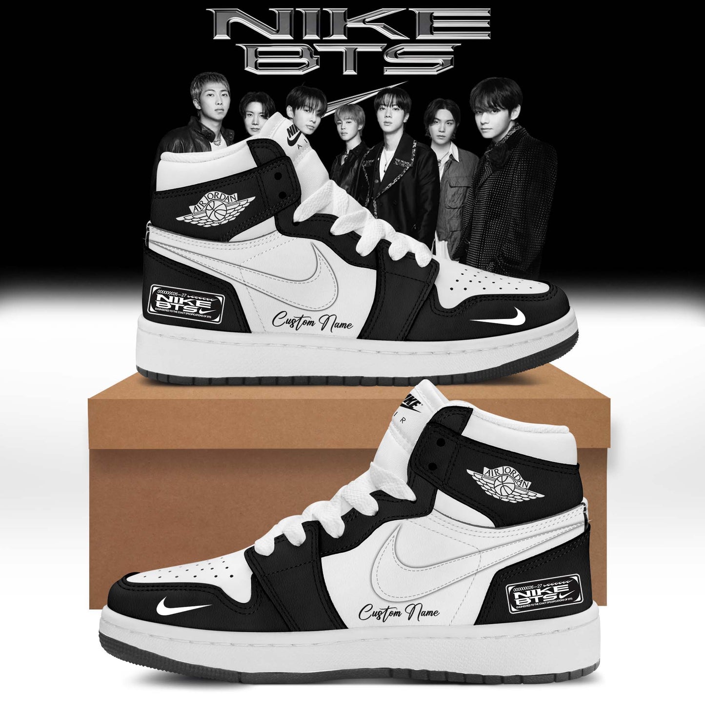 BTS Merch Collection Limited Edition Shoes
