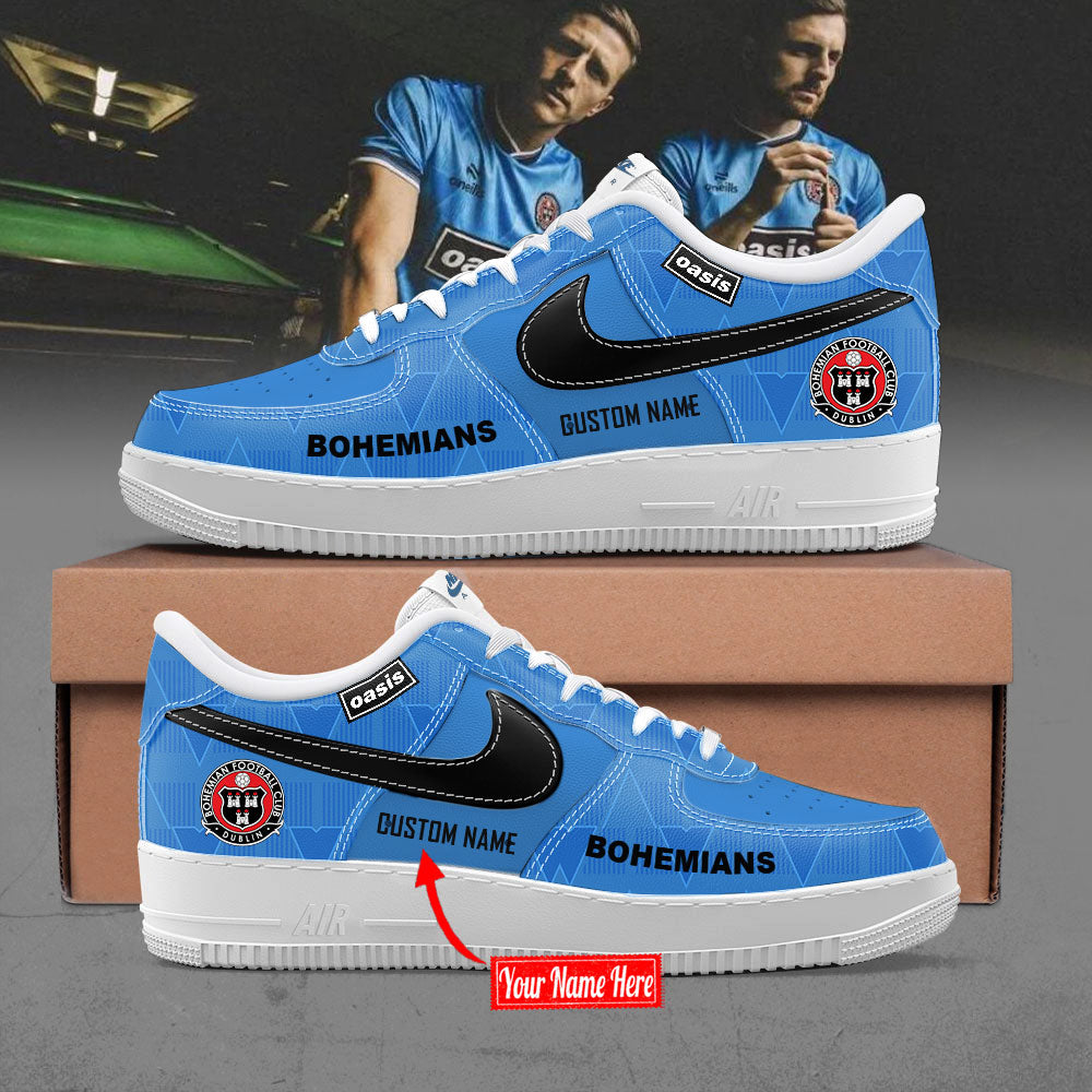 Bohemian FC Custom Name AF1 Sneakers